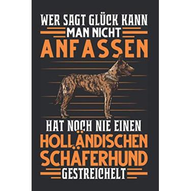 Imagem de Hollandse Herder Notizbuch: Hollandse Herder Glück Holländischer Schäferhund / 6x9 Zoll / 120 gepunktete Seiten Seiten