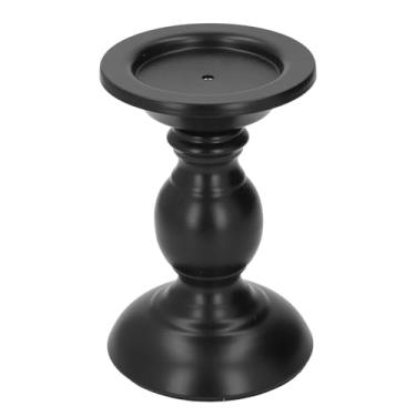 Imagem de Castiçal de Ferro retrô, Castiçal de Metal Vintage, Suporte de Vela de 8,7 Polegadas de, Castiçal Decorativo de Metal, Suporte à Luz de Velas para Mesa de Jantar de Casamento,