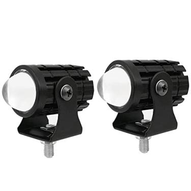 Imagem de 2 Peças Led para Motocicleta Com Interruptor de Guidão Feixe Alto e Baixo Cores Duplas para Caminhão S Atv Utv Trator é e Vem um Ensu Pode Qualquer Ip67