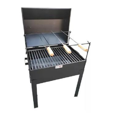 Imagem de Churrasqueira Rhr Grande 60 X 46 Cm Grelha Inox + 3 Espeto