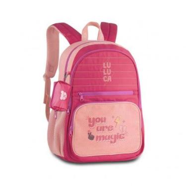 Imagem de Mochila Escolar Clio Luluca 2461, rosa
