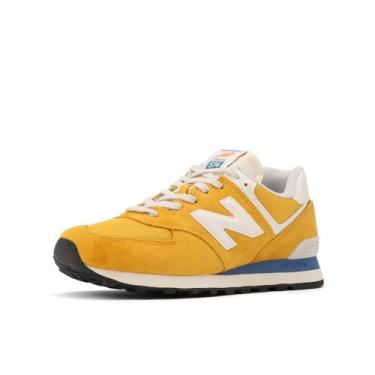 Imagem de New Balance Tênis unissex adulto 574 V2, Marmelada/sal marinho, 6 Wide Women/4.5 Men