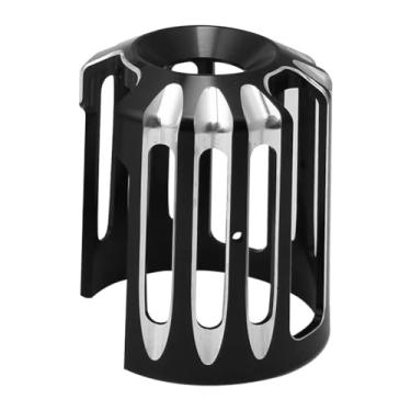 Imagem de CHMINGDE Capa de filtro de óleo CNC para motocicleta, boleto de grade de óleo, adequado para Harley Sportster Iron XL883 1200 Dyna Touring Road King Ultra Softai (Cor: B)