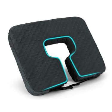 Imagem de Almofada de donut para hemorróidas, almofada de assento grande com suporte confortável, alívio da dor no bumbum para dor no cóccix, cóccix, próstata, ciática, úlceras de pressão, gravidez,