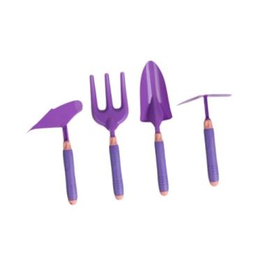 Imagem de YIJU 4x Kids Gardening Tools Mini Trowel e Fork realista Fine Motor Outdoor Brinquedo de Cavaleiro para crianças Presentes de aniversário, Tolet