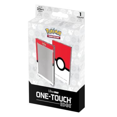 Imagem de Ultra Pro - Single 35 Pt ONE-TOUCH Edge - Poké Ball Printed Magnetic Card Holder for Pokémon, Pokémon Card Display Case, Trading Card Display Case, TCG Card Storage, Sports Card Holder
