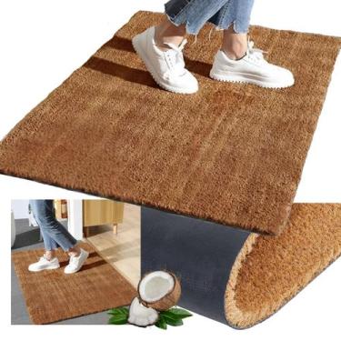 Imagem de Capacho fibra de coco 60 x 30 cm 1 peça - Dasshaus Rústico Limpeza Cas