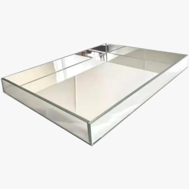 Imagem de Bandeja de Vidro espelhada 37,5 x 27,5 cm - Diretoo