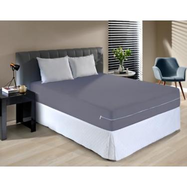 Imagem de Capa Protetor para Colchão Queen em Malha com Zíper, Cama Box, Hipoalergênica e Antimicrobiana