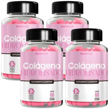 Imagem de Kit Combo 4 Colágeno Hidrolisado 240 Cápsulas Natunéctar