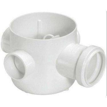 Imagem de Corpo caixa sifonada redonda n91 100x100x50 10116 amanco