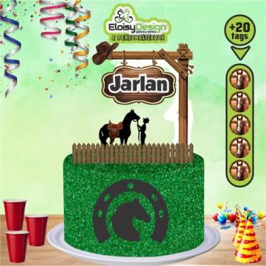 Imagem de  Topo de bolo Bolofofo (tema 1)  + 20 Tags para aniversário - EloisyDe