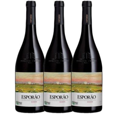 Imagem de Vinho Portugues Esporao Reserva Tinto Alentejo 750ml Kit 3un - Pe Tint