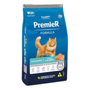 Imagem de Ração Premier Formula Gatos Adultos Castrados Salmao 1,5 Kg