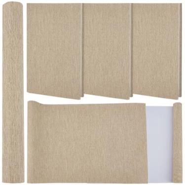 Imagem de CRASPIRE Capa de livro de pano de encadernação de livro de 127 x 29 cm Tecido Poliéster Linho Superfície de Tecido Burlywood Capa de Livro para Livros Álbum Scrapbooking Arquivo DIY Cobertura Protetor