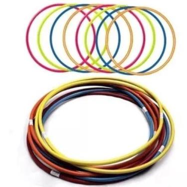 Imagem de Kit 12 Unidades Bambolês Infantil 65cm Colorido Reforçado - nakatoys, 