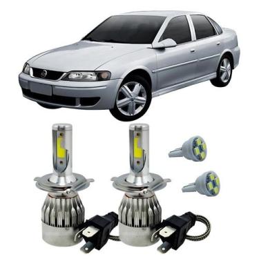 Imagem de Kit Super Led H4 6000K Farol Auto Baixo Vectra 1993/95 + T10 - Autovex