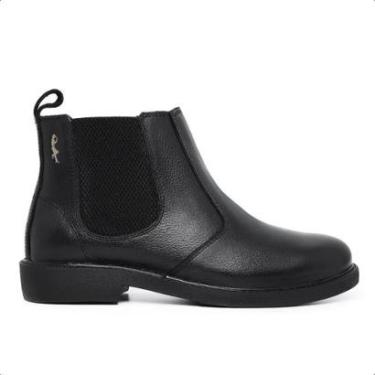 Imagem de Bota Botina Masculina Estilo Chelsea Em Couro Palmilha Gel-Masculino