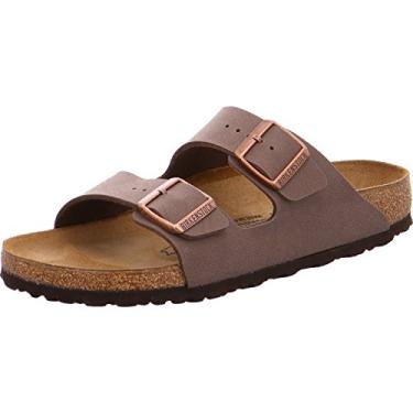 Imagem de Birkenstock Sandália Arizona unissex, Mocha Birkibuc, 38 N EU