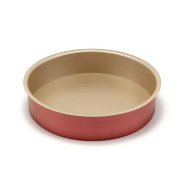 Imagem de Forma Tabuleiro Assadeira Redonda Número 2 Tamanho Médio Alumínio Anti