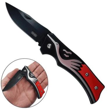 Imagem de Canivete com Lâmina de Aço Inoxidável 7cm, Leve de 70g e Clip Para Bol