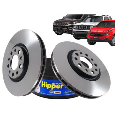 Imagem de Par Disco de Freio Dianteiro Toro Renegade Compass