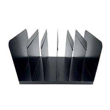 Imagem de Huron Rack de livros 6 compartimentos, aço preto