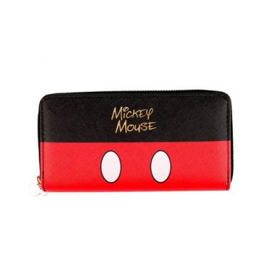 Imagem de Carteira Retangular Assinatura Cores Mickey 10x20cm Disney - Taimes