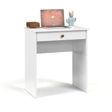 Imagem de Mesa para Computador ou Notebook com Gaveta Prisma - Cores (ESTILO - BRANCO)