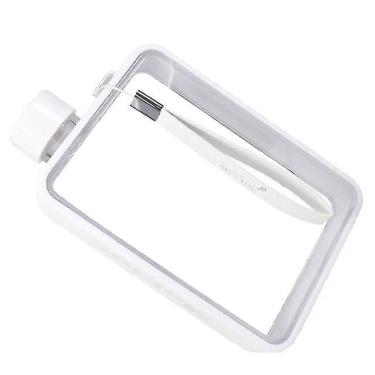 Imagem de Bebedouros 1pc garrafa de água leve e portátil recipiente de água recipiente de água plana garrafas de água