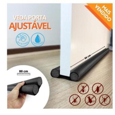 Imagem de Protetor Rolinho Veda Porta Impermeável 80cm Sem Costura - BemPrat
