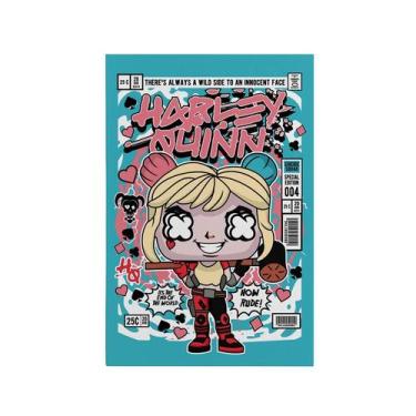 Imagem de Quadro Decorativo Canvas Harley Quinn Alerquina Colorido - DELIQUADROS