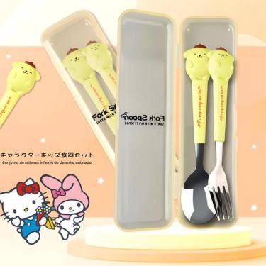 Imagem de Conjunto de Talheres Infantis Hello Kitty, Melody, Kuromi e Cinnamorol