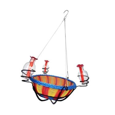 Imagem de Ｂｅｓｇａ Pendurado cesto de flores do flor de ao ar livre vara