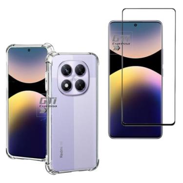 Imagem de Kit Capa Anti Impacto e Película De Vidro 3D Para Xiaomi Redmi Note 14 Pro 4G