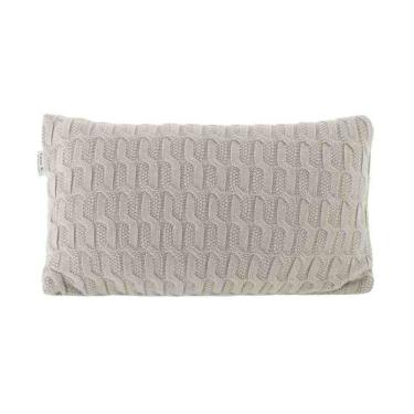 Imagem de Almofada Rinzeira Tricô Melville 30x50 Nuvem Kacyumara