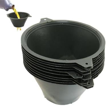 Imagem de Heyous 10 peças 10 cm de diâmetro reutilizável filtro de plástico de malha industrial para filtragem de impurezas de artesanato de arte doméstica