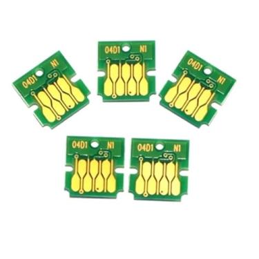 Imagem de Kit 5 Chip Compatível Caixa Manutenção T04D1 T04D100 L6490 L14150 L6270 L6161 L6171 L6191 M1120 M3170 L4160