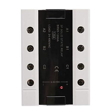 Imagem de Bellme SSR3 Relé de Estado Sólido Trifásico 100DA/120DA DC Controle AC Relé de Estado Sólido para Gerenciamento de Circuito Eficiente (BRM3-120DA)