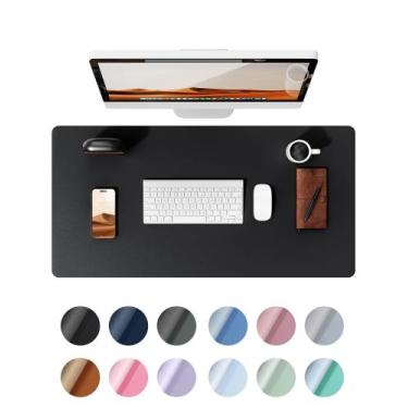 Imagem de Protetor de mesa Ysagi Leather impermeável 90x45cm preto