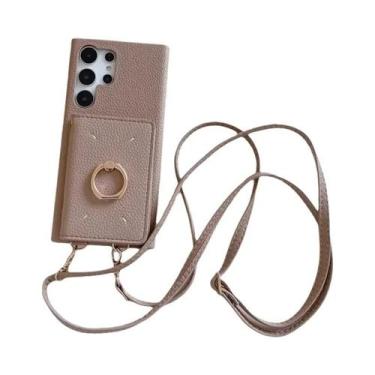 Imagem de Capa de Telefone Crossbody de Couro para Samsung Galaxy - S23 FE, S24 