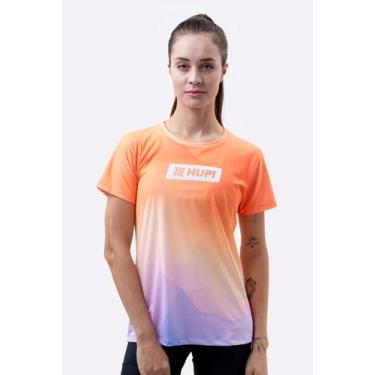 Imagem de Camiseta Feminina HUPI Modena, Laranja, Rosa, G