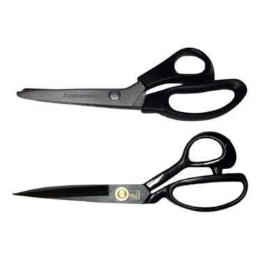 Imagem de Kit Tesouras Profissionais: Picotar Zig Zag e Alfaiate 9" Polegadas Fabricada Em Titânio Premium E Aço Alemão, Esta Tesoura Oferece Precisão Incomparável, Alta Durabilidade E Um Design Ergonômico