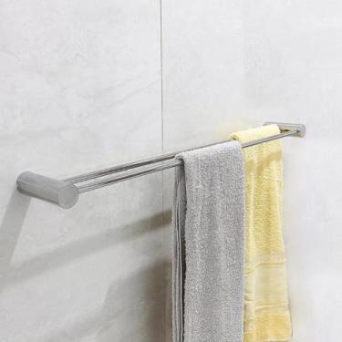 Imagem de Toalheiro Porta Toalha Duplo 70cm para Banheiro Inox 304 Linha Paris - Pa2009