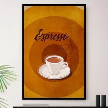 Imagem de Genérico, Quadro Cafe Expresso Cafeteria Decorativo A3 35x45cm