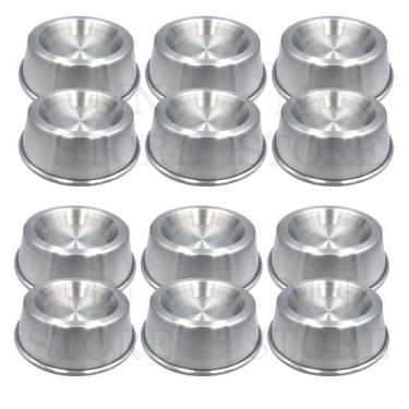 Imagem de Kit 12 Forma Redonda Mini Ballerine Bolo Piscina Vulcão 10cm - MN Util