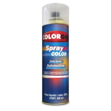 Imagem de Spray Verniz Rápido Automotivo Colorgin 300ml Lazzuril Brilhante 