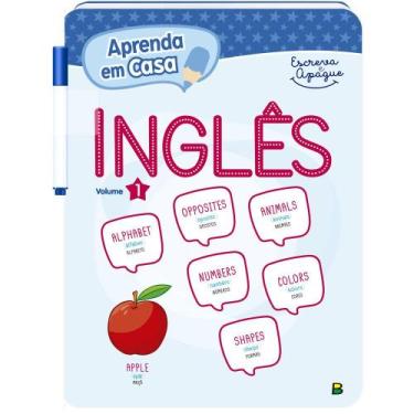 Imagem de Livro - Aprenda em Casa Escreva e Apague: Inglês V1