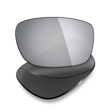 Imagem de Mryok Lentes de reposição polarizadas Plus compatíveis com Oakley Crosslink XS OY8002 51 mm - Titânio prateado