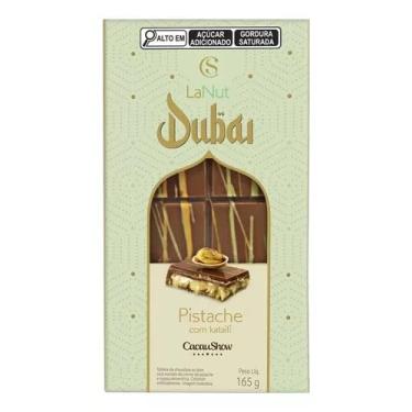 Imagem de Barra Tablete Lanut Pistache Dubai Kataifi 165g Cacau Show